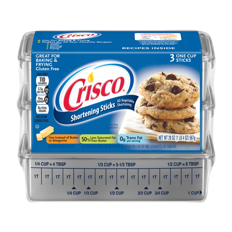 Crisco Shortening - 1 cup sticks