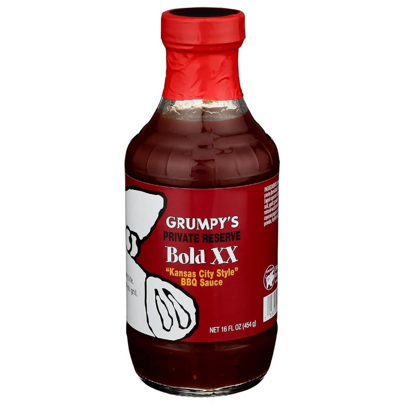 Grumpys Red Bold XX Kansas Style BBQ Sauce 16oz (454gm)
