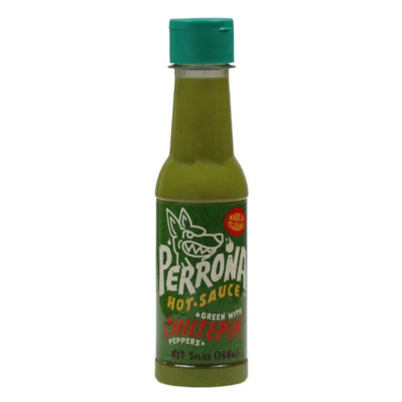 La Perrona Green Chiltepin Hot Sauce 148ml (5oz) - best before Feb 2025