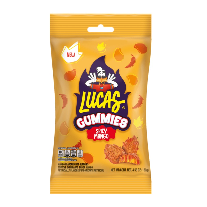 Lucas Gummies Spicy Mango 130gm
