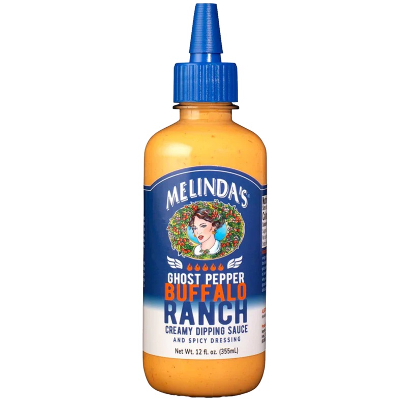 Melindas Ghost Pepper Buffalo Ranch Creamy Dipping Sauce 355ml