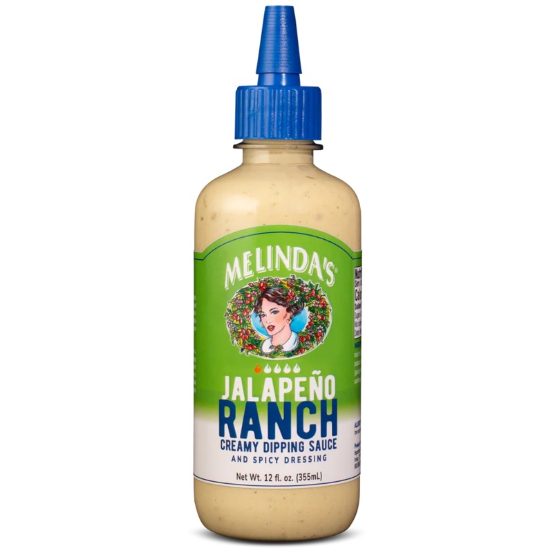 Melindas Jalapeno Ranch Creamy Dipping Sauce 355ml