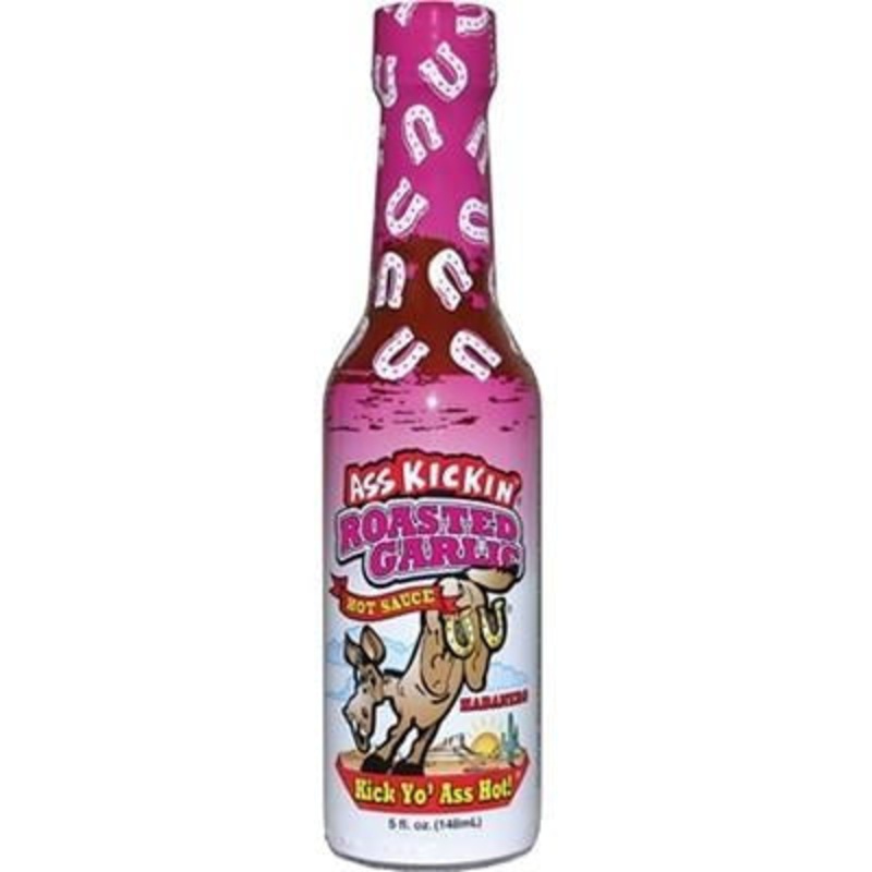 Ass Kickin Roasted Garlic Hot Sauce 148ml (5oz)