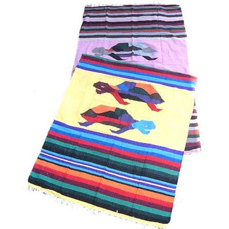 Blanket - Hand-woven Turtle Design