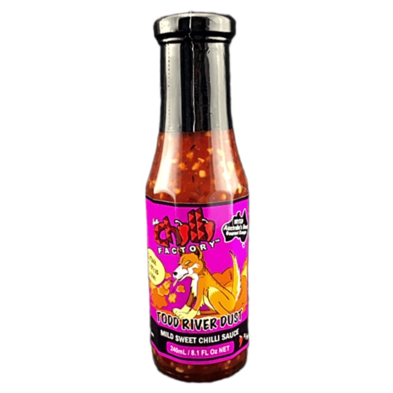 Chilli Factory Todd River Dust Mild Sweet Chilli Sauce 240ml