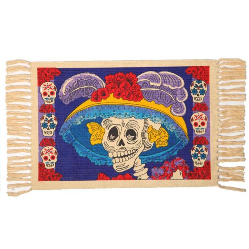 La Catrina cotton placemat