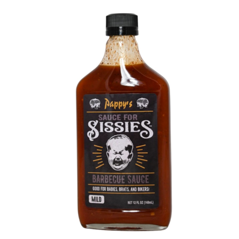 Pappys Sauce For Sissies BBQ 375ml (12oz)
