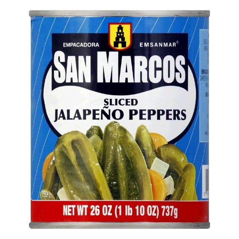 San Marcos Jalapeno long sliced canned 737gm (26oz)