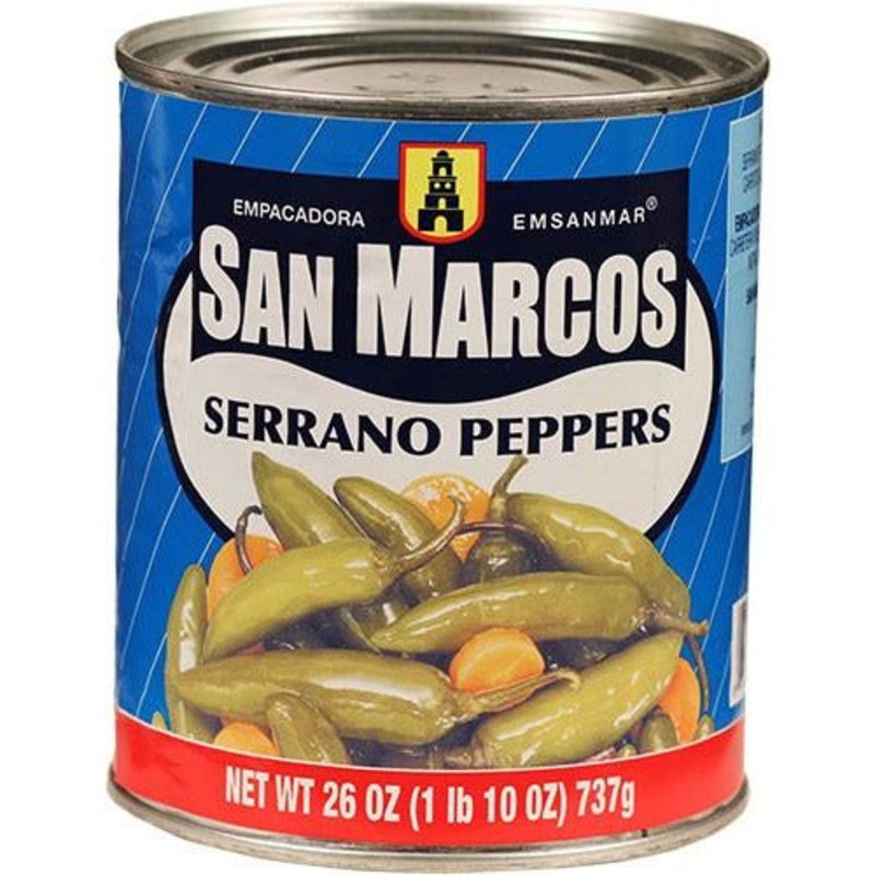 San Marcos Serrano whole canned 737gm (26oz)