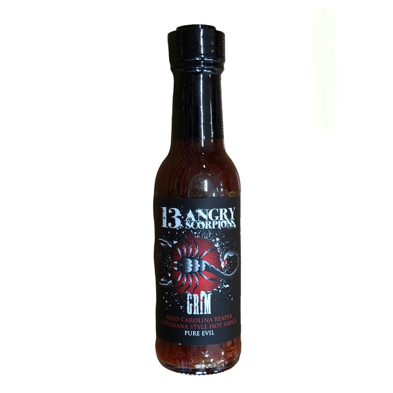 13 Angry Scorpions Hot Sauce - Grim 150ml