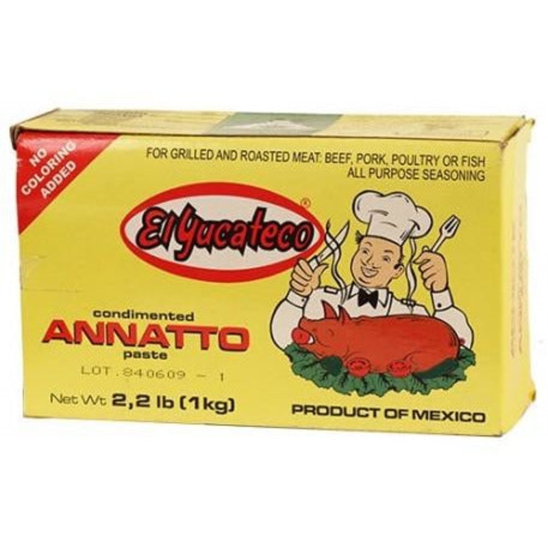 Achiote paste - El Yucateco 1kg