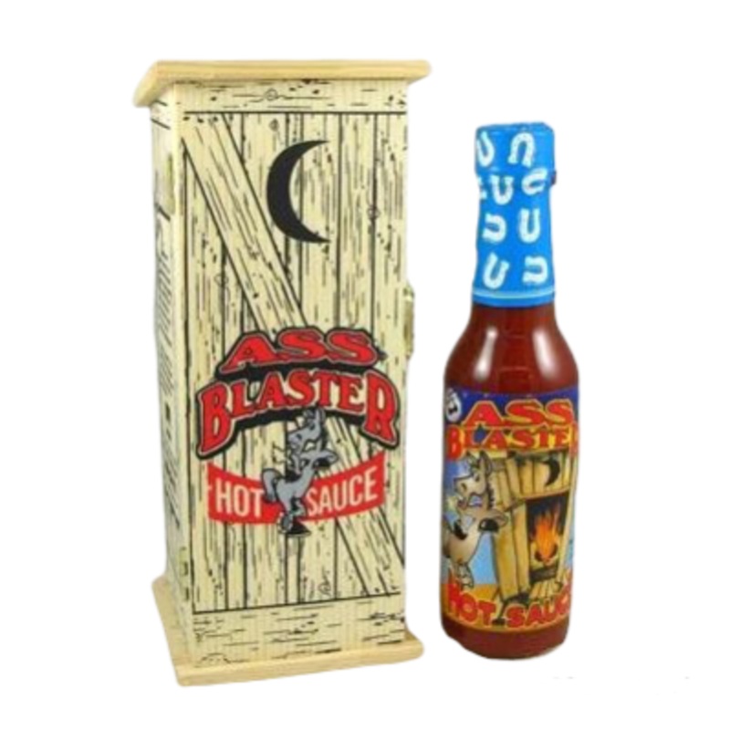 Ass Blaster Hot Sauce in Outhouse display box 5oz (148ml)