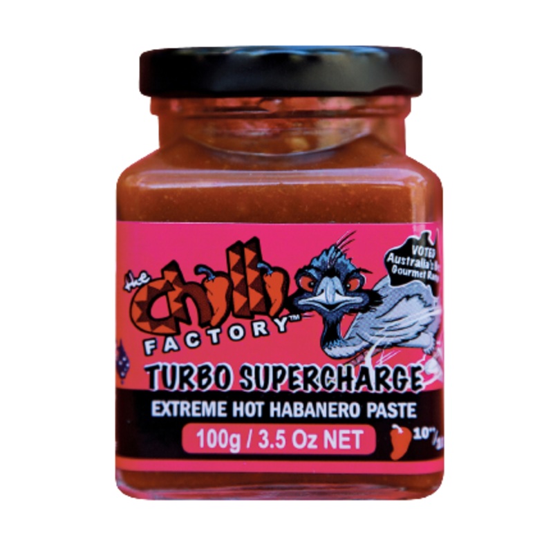 Chilli Factory Turbo Supercharge  - Hot Habanero Paste 100ml