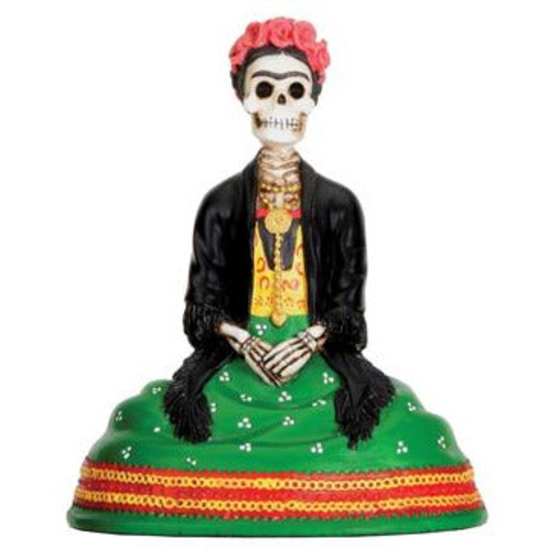 Day of the Dead figurine - Frida Kahlo sitting