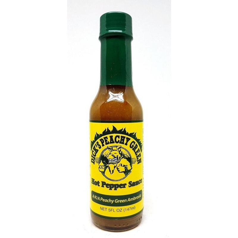 Dirty Dicks Peachy Green Hot Sauce 148ml (5oz)