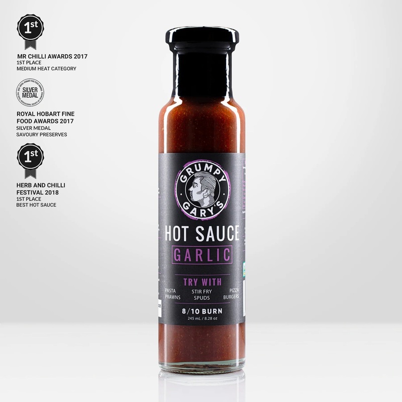 Grumpy Gary Garlic Hot Sauce 250ml