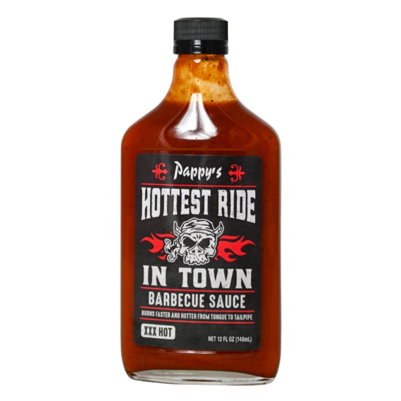 Pappys Hottest Ride in Town BBQ Sauce 12oz (375ml)