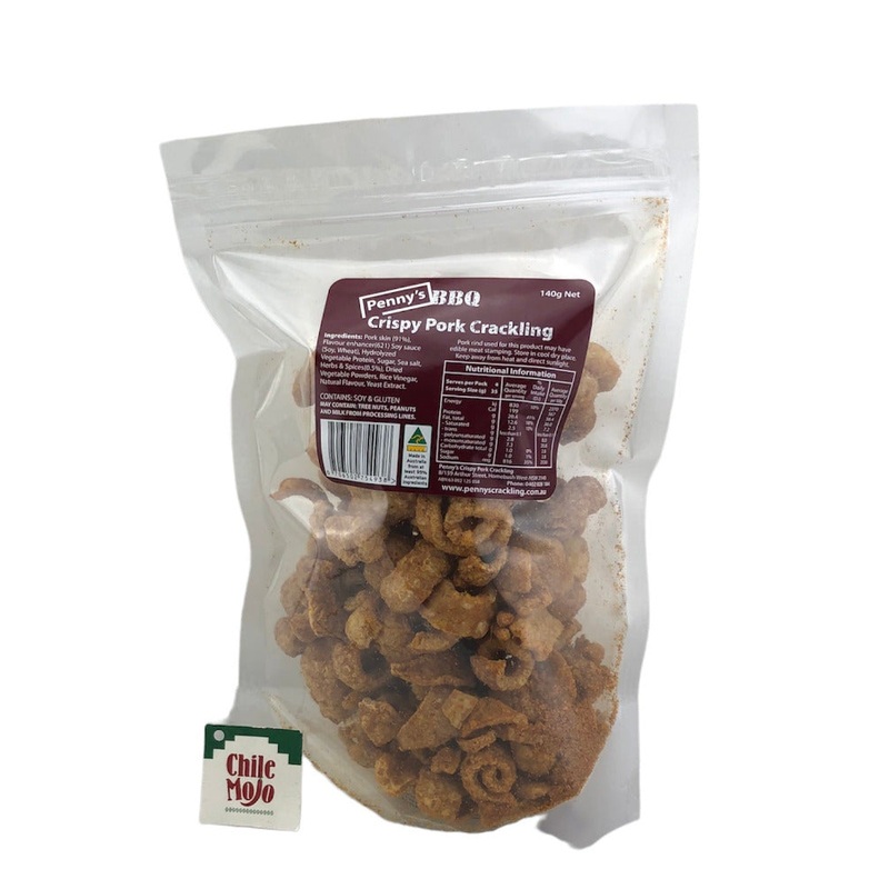 Pennys Pork Crackling Chicharron BBQ Flavour 140gm