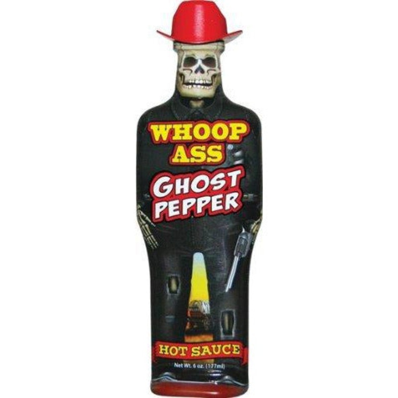 Whoop Ass Bhut Jolokia Ghost Pepper Sauce 165ml (5.6oz)