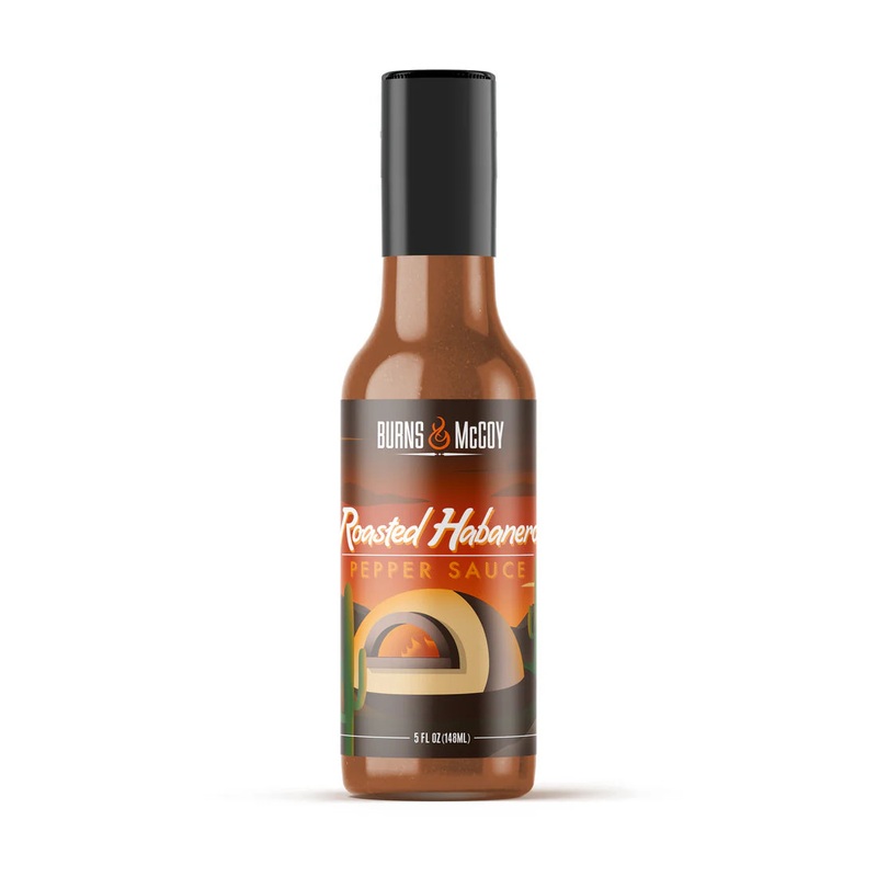 Burns and McCoy Roasted Habanero Pepper Sauce 148ml (5oz)
