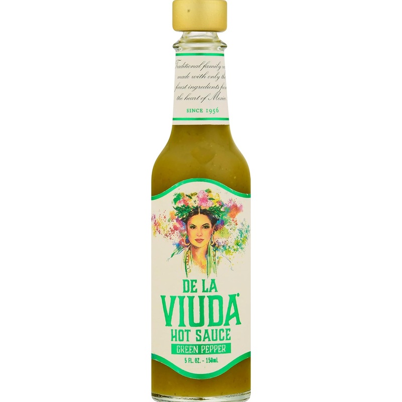 De la Viuda Green Pepper Hot Sauce 5oz (148ml)