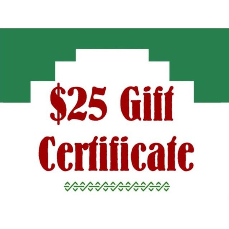 Gift Certificate - $25