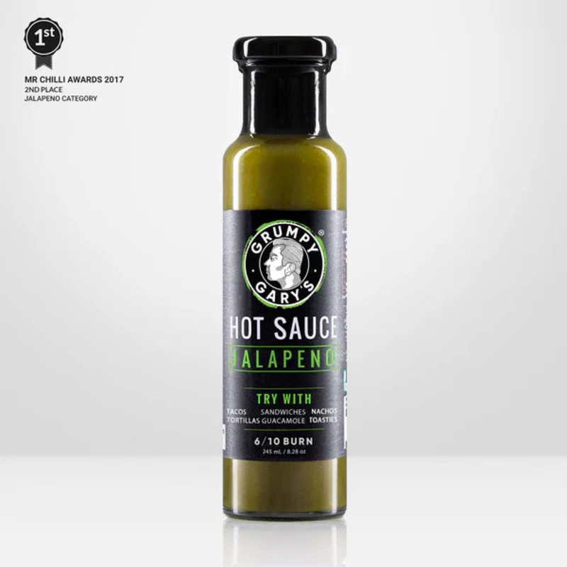 Grumpy Gary Jalapeno Hot Sauce 250ml