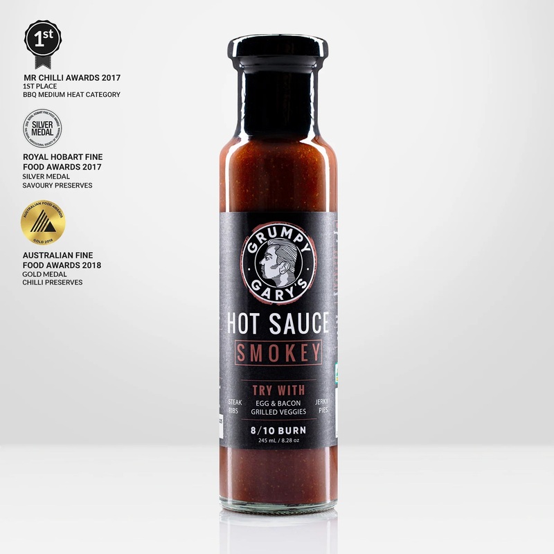Grumpy Gary Smokey Hot Sauce 250ml