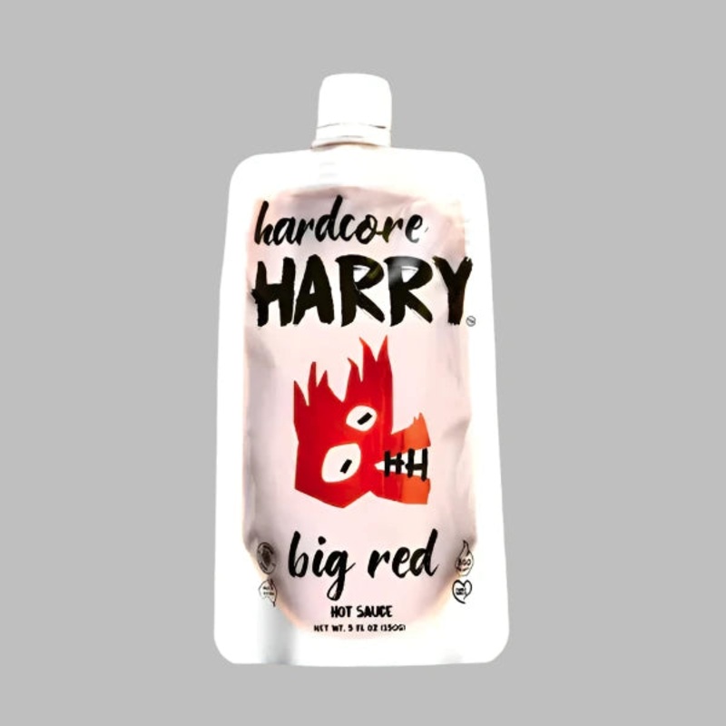 Hardcore Harry Big Red Hot Sauce 150gm pouch