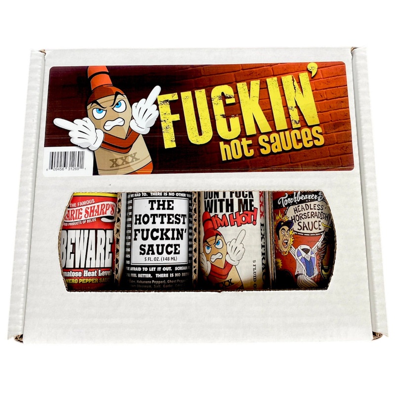 Hottest Fuckin Gift Box - 4 sauce pack