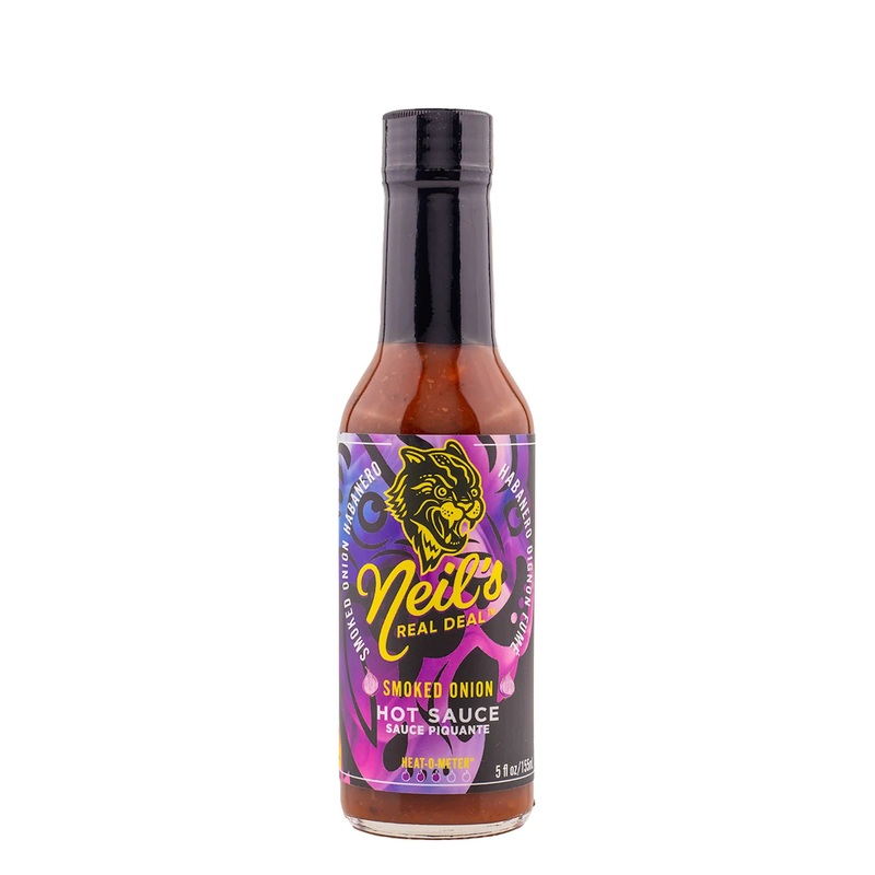 Neils Real Deal Smoked Onion Habanero Hot Sauce 5oz (148ml)