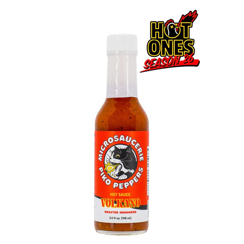 Piko Peppers Volkano Roasted Habanero Hot Sauce 148ml (5oz)
