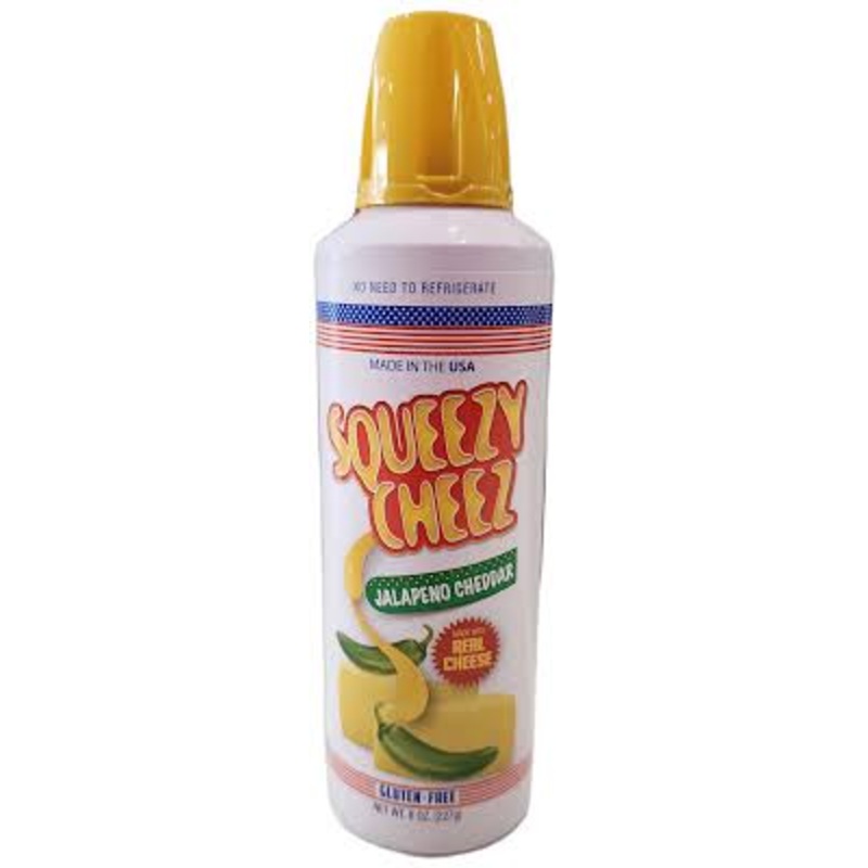 Squeezy Cheez - Jalapeno Cheddar 8oz (227gm)
