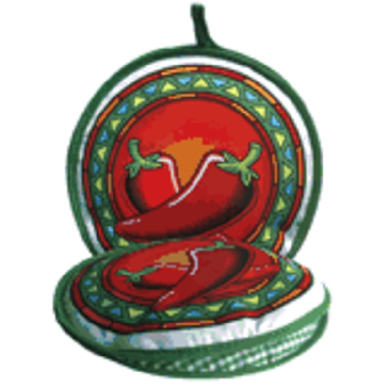 Tortilla Warmer - Chile Pepper Medallion