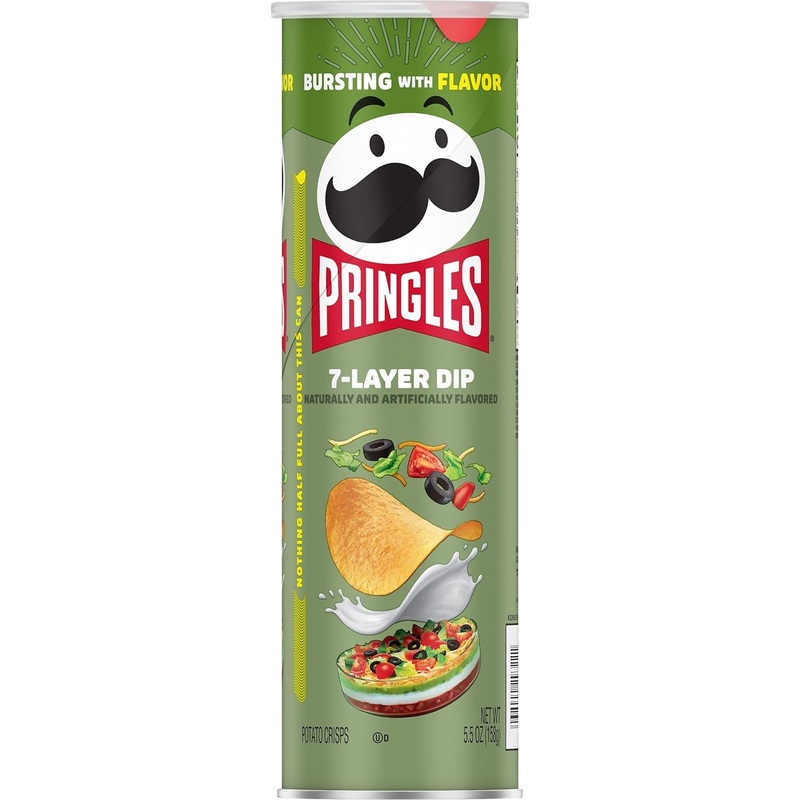 US Pringles 7 Layer Dip flavoured Potato Chips 158gm