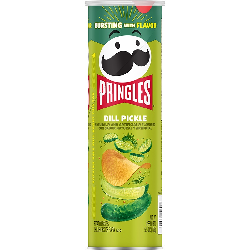 US Pringles Dill Pickle flavour Potato Chips 158gm
