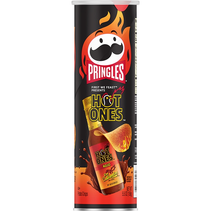 US Pringles The Hot Ones Los Calientes Rojo flavour 158gm