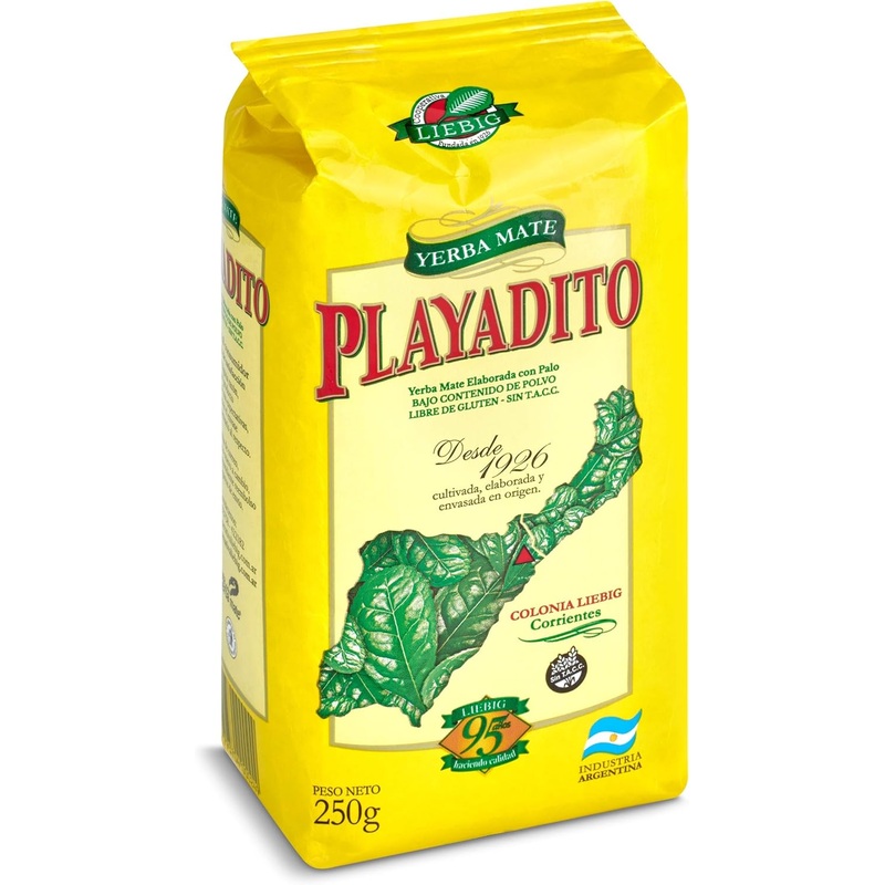 Yerba Mate 250gm Playadito con palo (with stems)