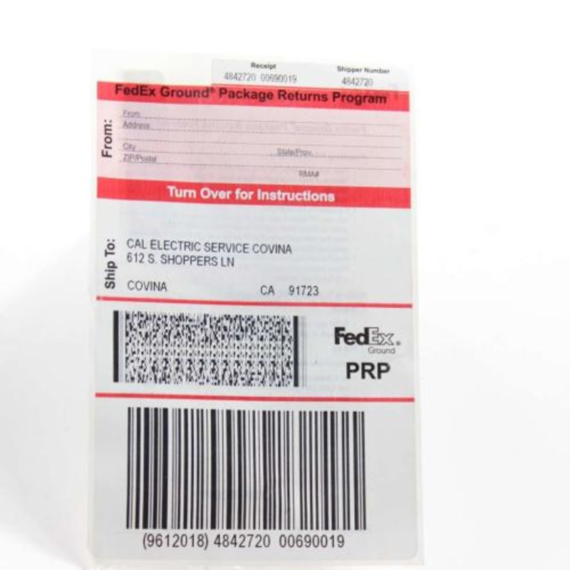Delonghi Return Service Label Client To - Prp-Covina