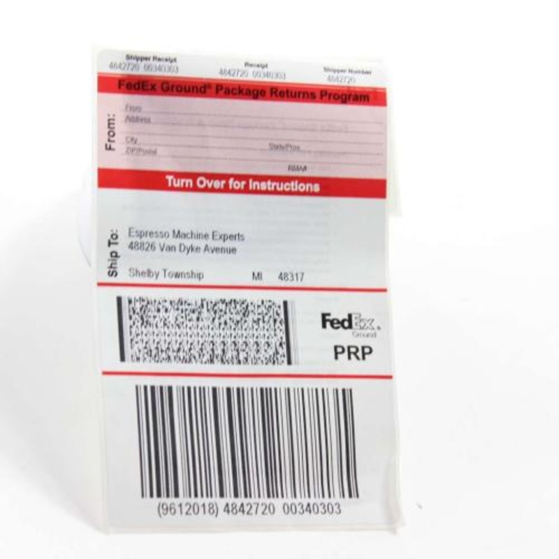 Delonghi Return Service Label Client To - Prp-Shelbytownship