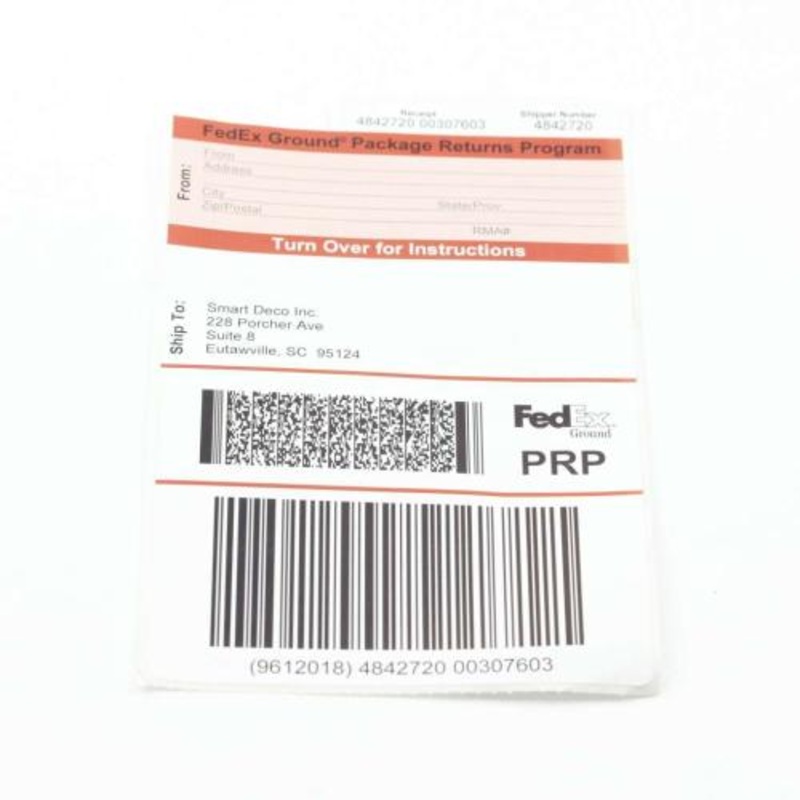 Delonghi Return Service Label - Prp-Eutawville