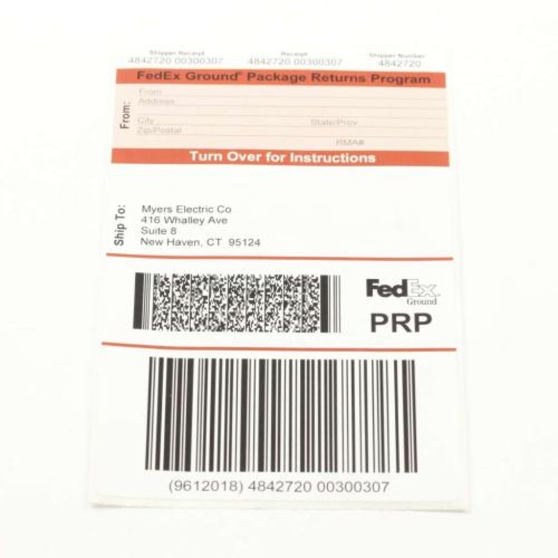 Delonghi Return Service Label - Prp-Newhaven