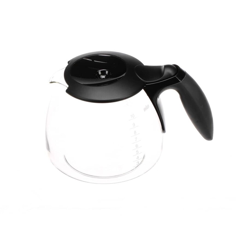 Delonghi Coffee and Espresso Maker Jar Black/Grey - 0X63104704