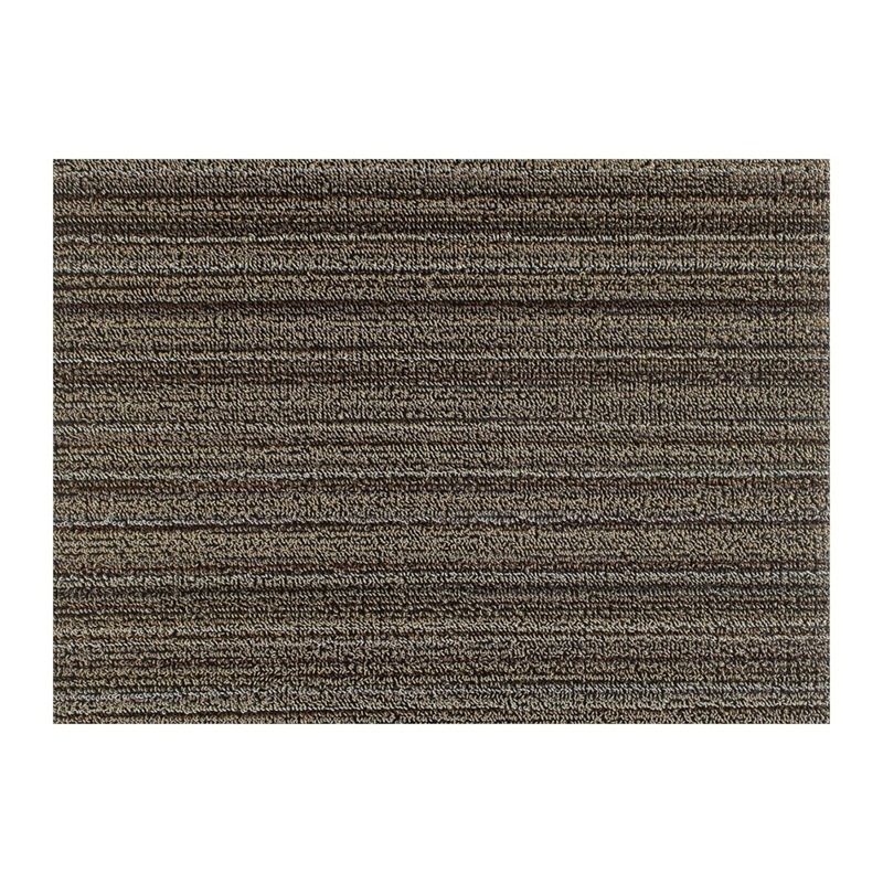Chilewich Doormat Skinny Stripe Mushroom 46x71