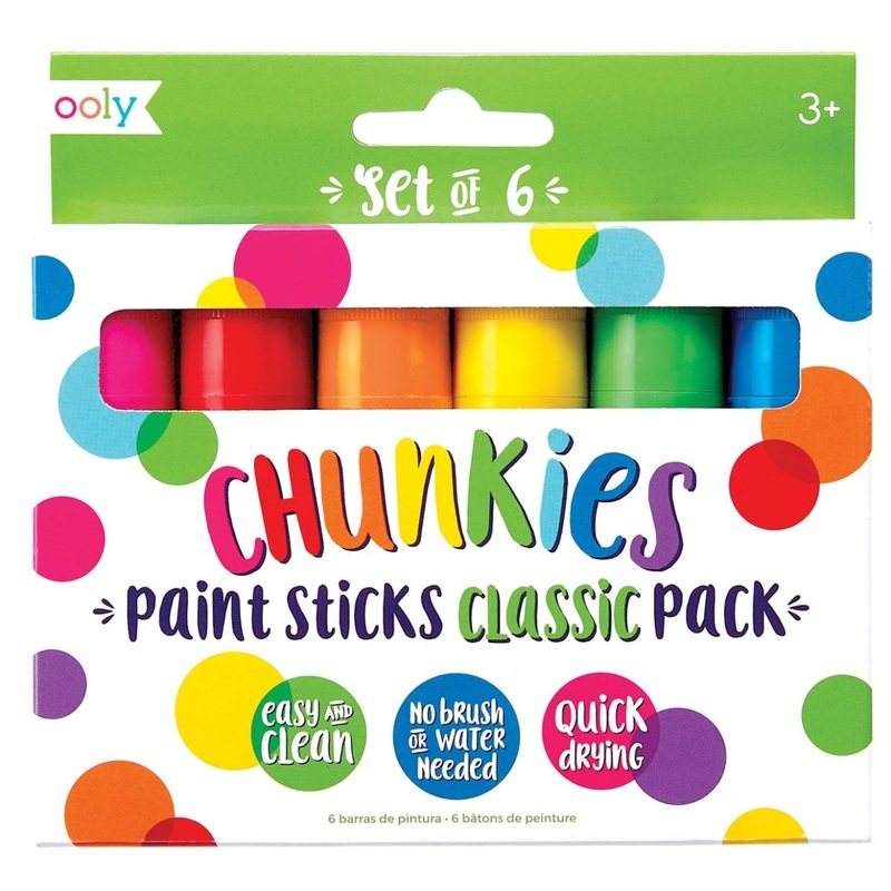 Ooly Chunkie Paint Sticks Pack of 6