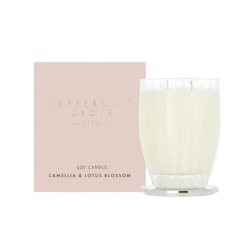 Peppermint Grove Australia Camellia & Lotus Blossom Candle 350g