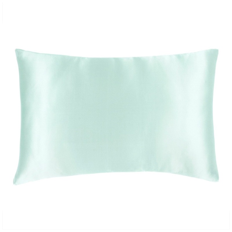 Silk Magnolia Robins Egg Silk Pillowcase