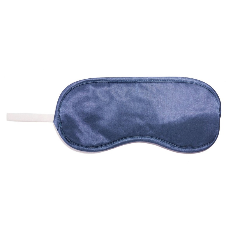 Silk Magnolia Silk Eye Mask Sorrento Blue