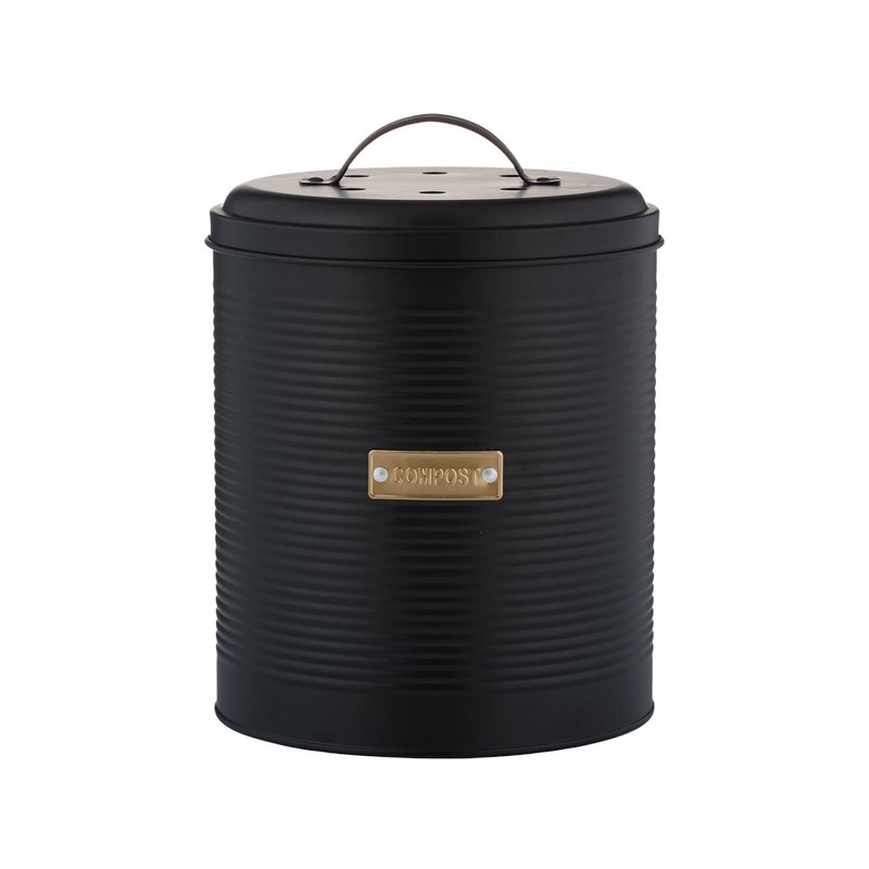 Typhoon Otto Compost Caddy Black 2.5L
