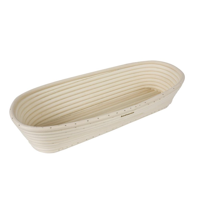 Bakemaster Oval Proving Basket 35x15cm